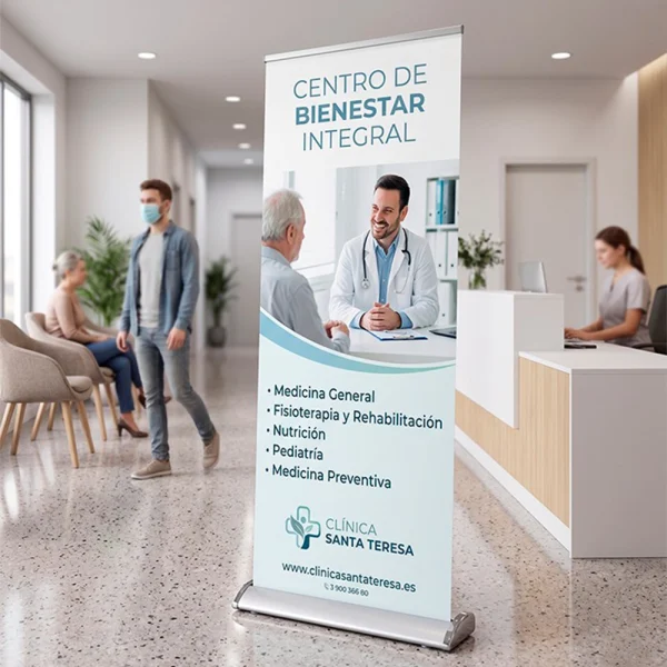 Mockup Roll Up Cervera